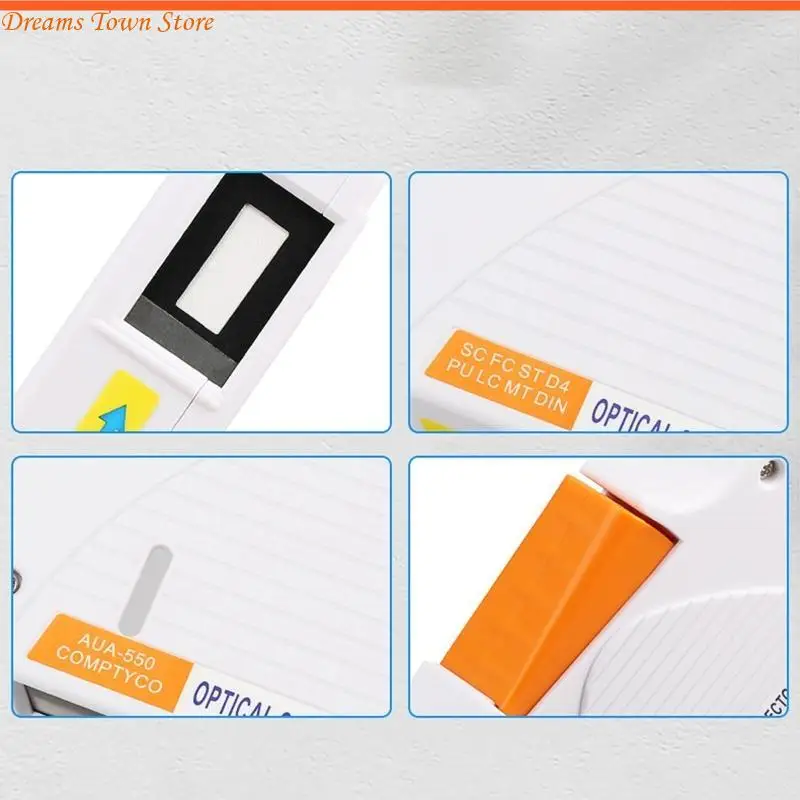 HX6A AUA-500 Fibre End Face Nettaiteur Nettoyage Pigtail Wiping Cleaner Tool Optical Connector Cleether Fit pour ST POUR