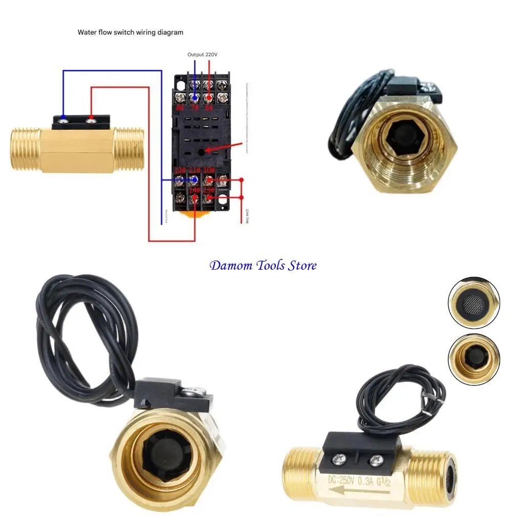 57BE Intelligent Safety Water Flows Switches Prevents Leaks Dry Firing Risks Equipment