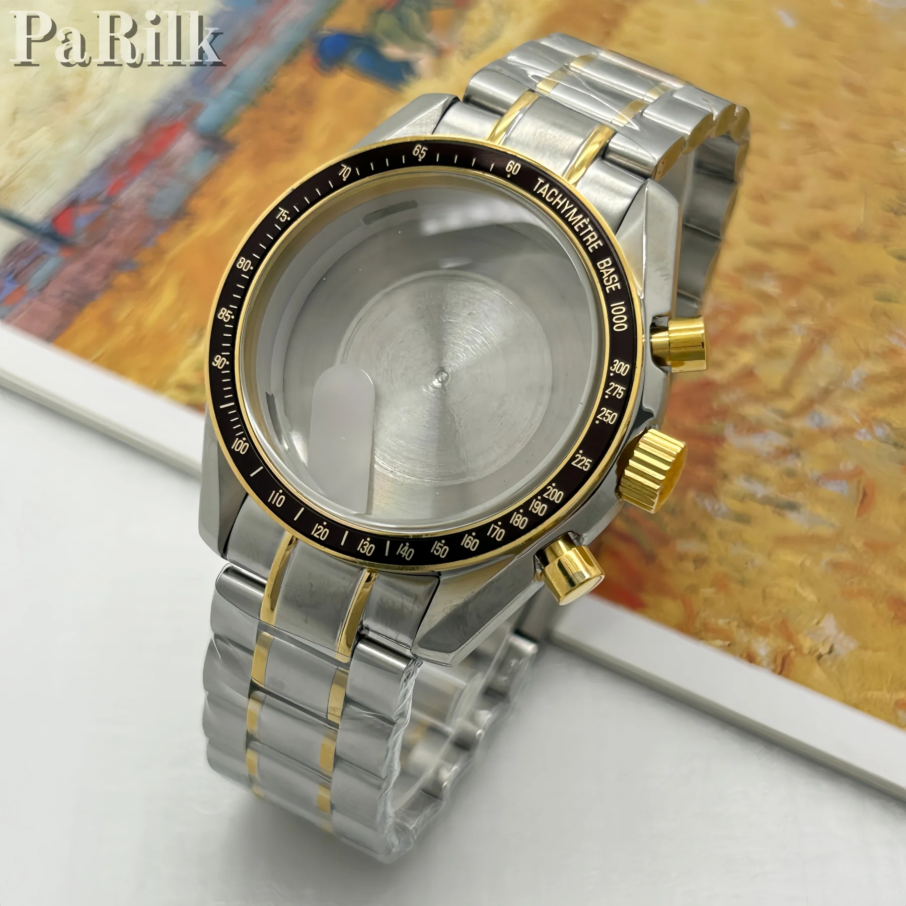 multifunctional-silver-gold-396mm-watch-case-with-bezel-suitable-for-vk63a-quartz-movement-watch-parts-fits-20mm-strap-case