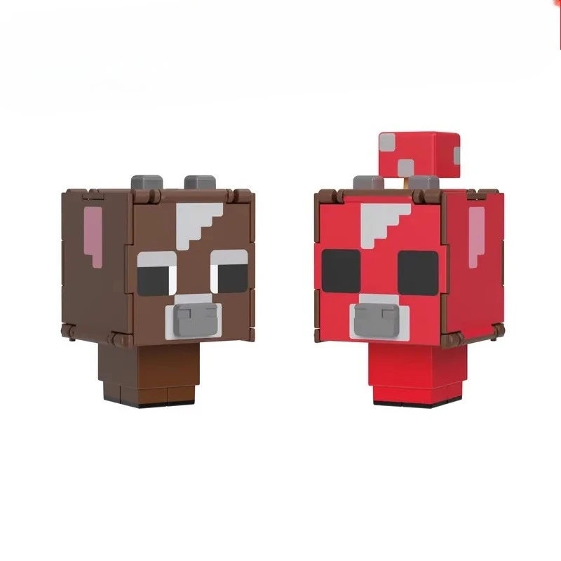 

Mattel Minecraft аниме фигурки 2-в-1 ролевая модель фигурки переворачивающаяся игрушка