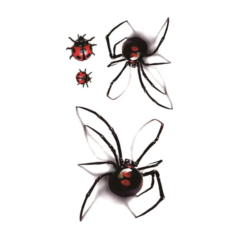 Versatile Spiders Tattoo Transfer Paper Simulated Ultra Thin Spiders Tattoo Sticker Scars Covering