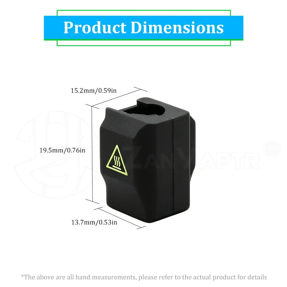 For Flashforge Creator5 Creator5 Pro Silicone Sleeve Heat Insulation Hotend Silicone Sock Anti-scalding Heating Block Cover