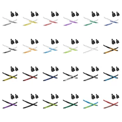 Bsymbo Replacement Temple Slider and Large&Small Nose Pads for Authentic Jawbreaker Sunglasses - Multiple Options