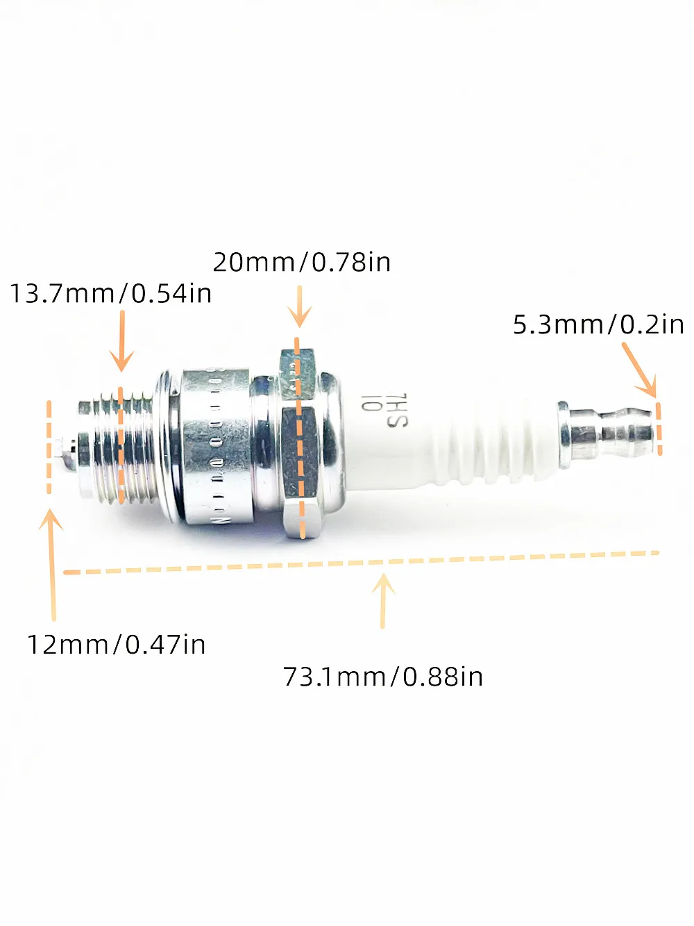 Boat Eengine Spark Plug NGK B7HS-10 Boat Outboard Motor 2 Stroke 15HP40HP For Yamaha HIDEA SUZUKI