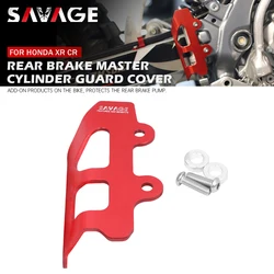 Rear Brake Master Cylinder Guard Cover For HONDA CR 125R 250R 500R 1992-2001 CR125R CR250R CR500R Motorcycle Protector CNC