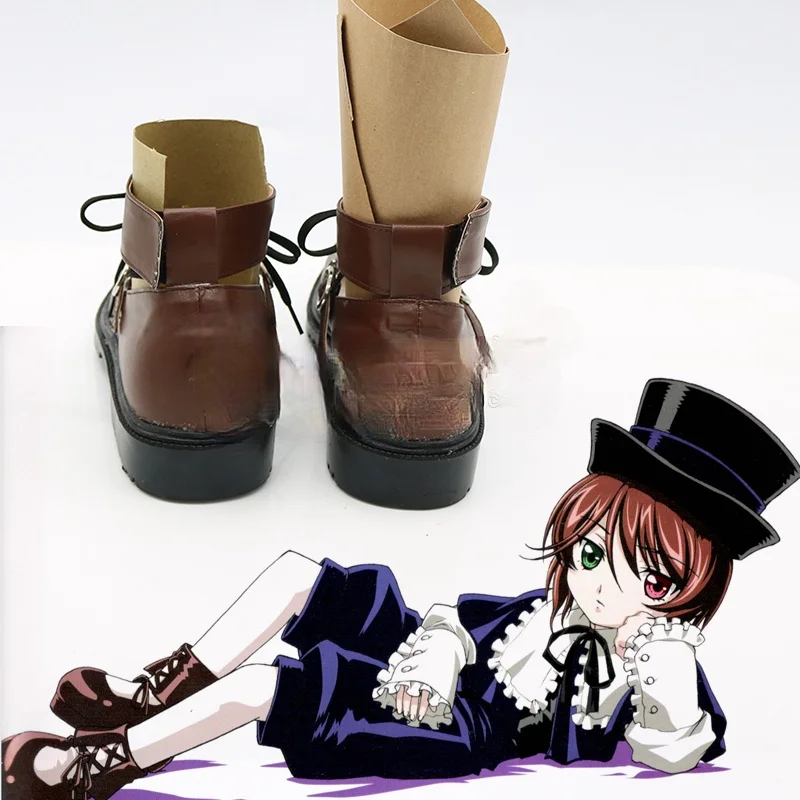 

Rozen Maiden Souseiseki Lapislazuli Stern Anime Characters Shoe Cosplay Shoes Boots Party Costume Prop