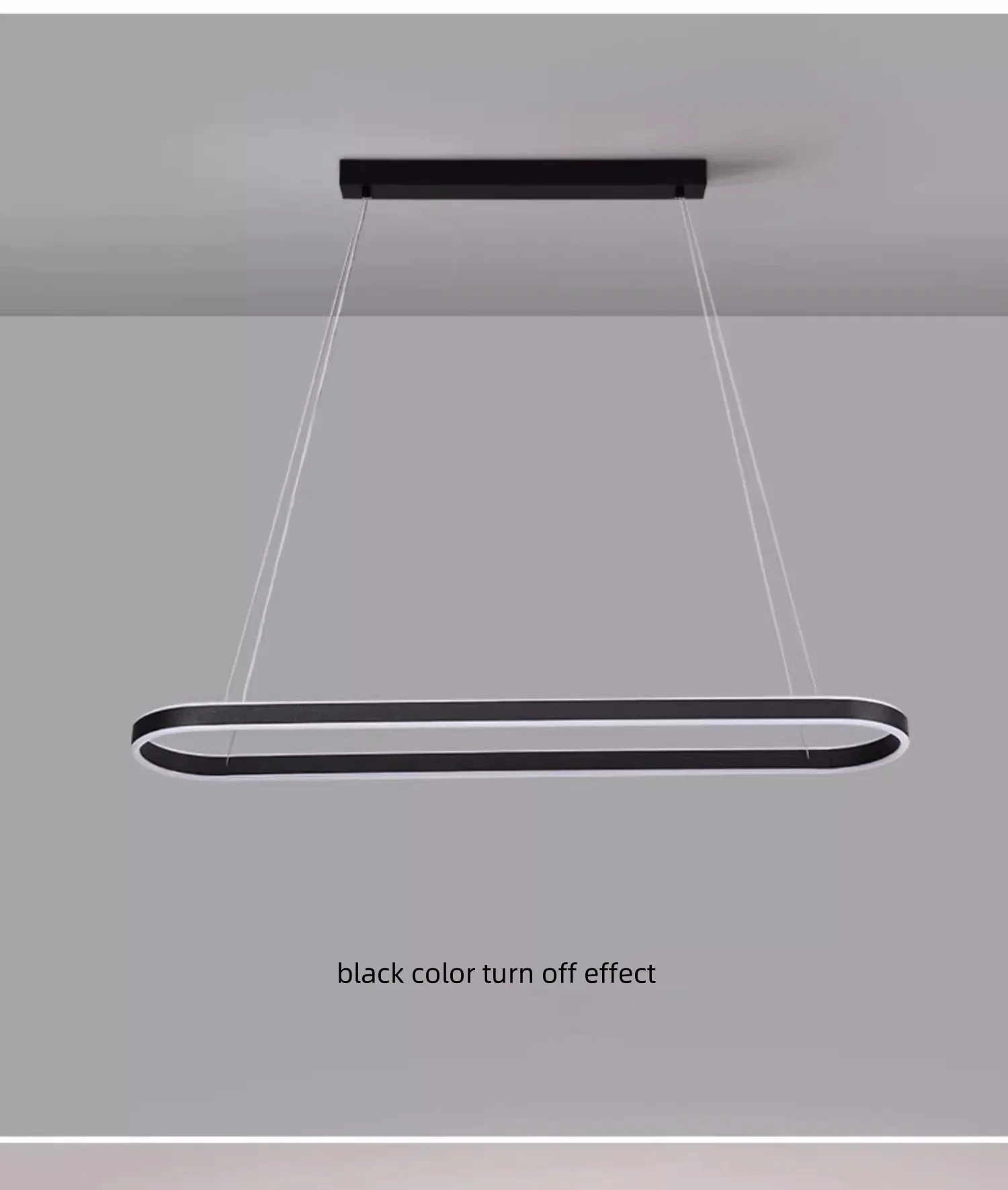 Nordic Minimalism Oval LED Pendant Light