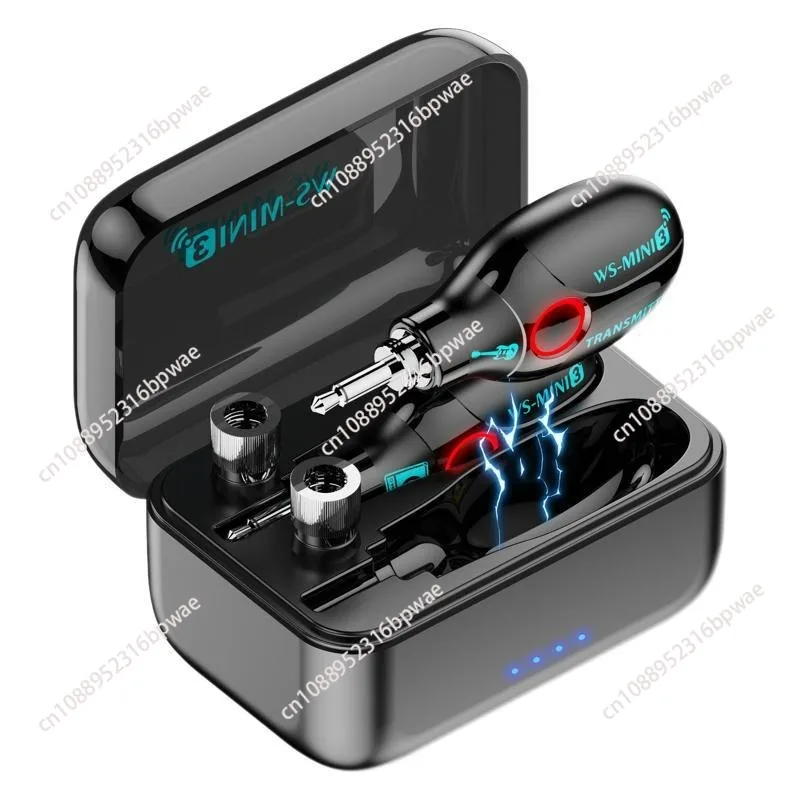 

Mini Guitar with Cartridge Wireless Transmitter Receiver Electric Blowpipe Audio, Transmit Receive