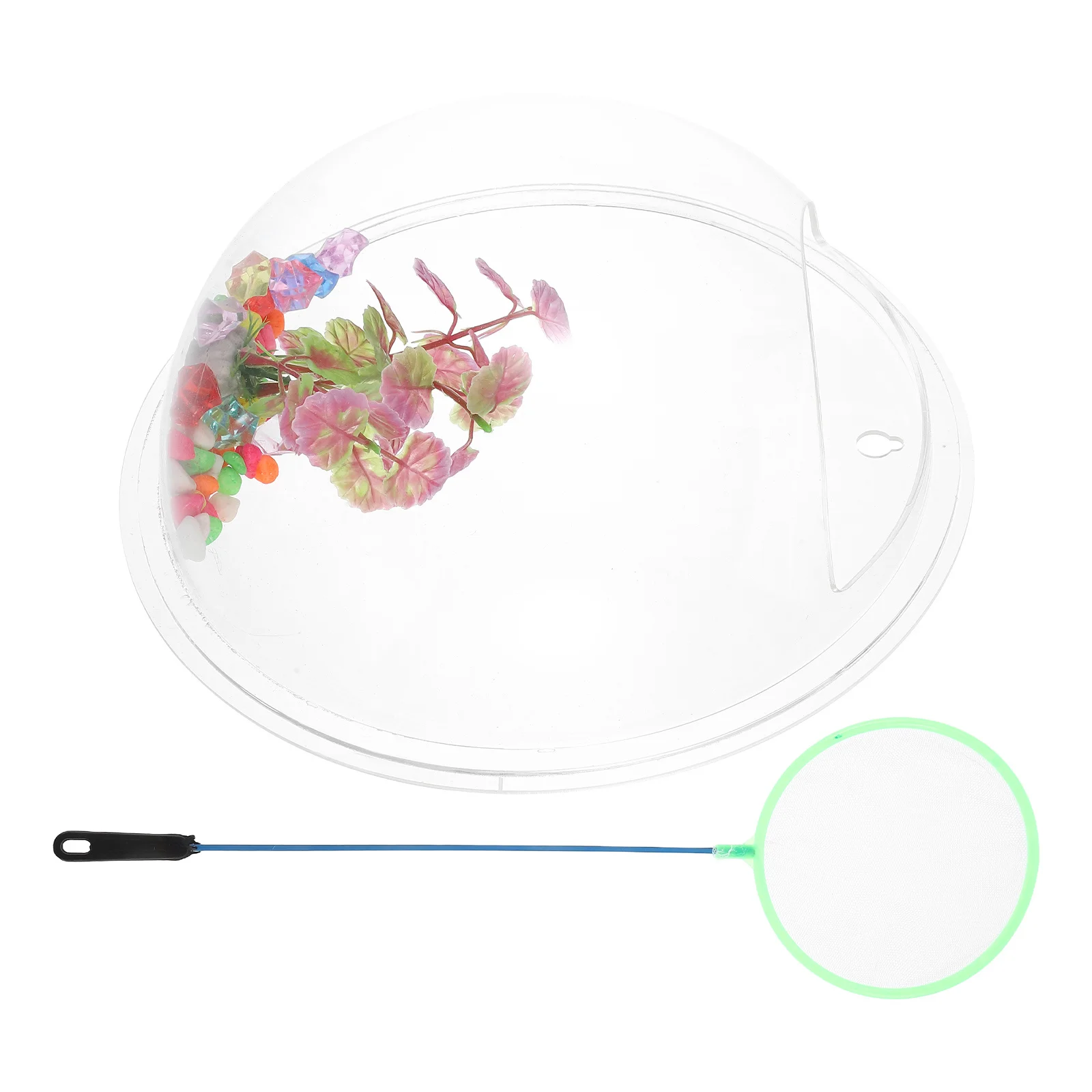 

Wall-Hanging Fish Bowl Acrylic Clear Durable Acrylic Wall Plant Pot Vase Office Coffee Bar Wall-Hanging Fish Bowl