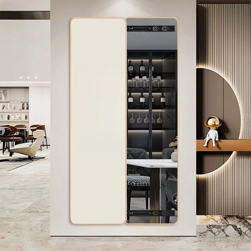 Versteckter Ganzkörperspiegel Wand unsichtbarer verschiebbarer Schlafzimmer-Dollspiegel Veranda passender dekorativer Spiegel Internet-Promi