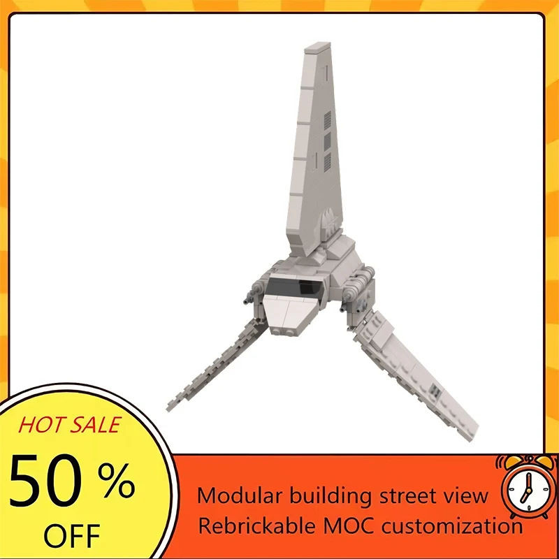 

Набор из 256 деталей: Популярная модель космического корабля T-4a из фильма «Звездные войны», модульный конструктор MOC, технологичный подарок, праздничный набор для сборки, детская игрушка