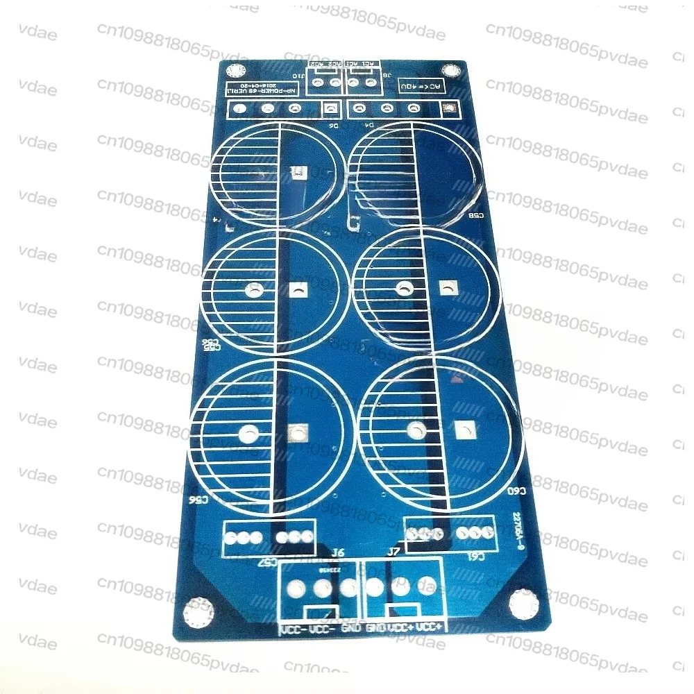2Pcs/lot 6 * 10000UF power stage source board PCB empty board sound large pool bridge rectifier