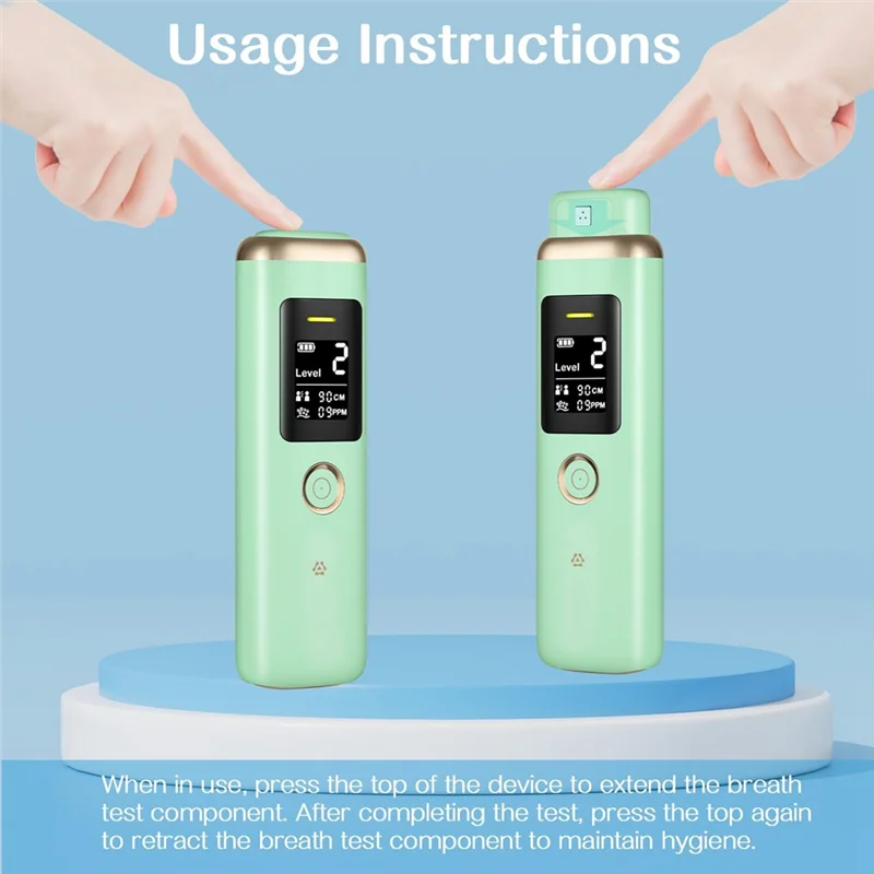 A20M Oral Odor Freshening Rate Detector, Portable Oral Breath Monitor With Real-Time Odor Checking, Professional