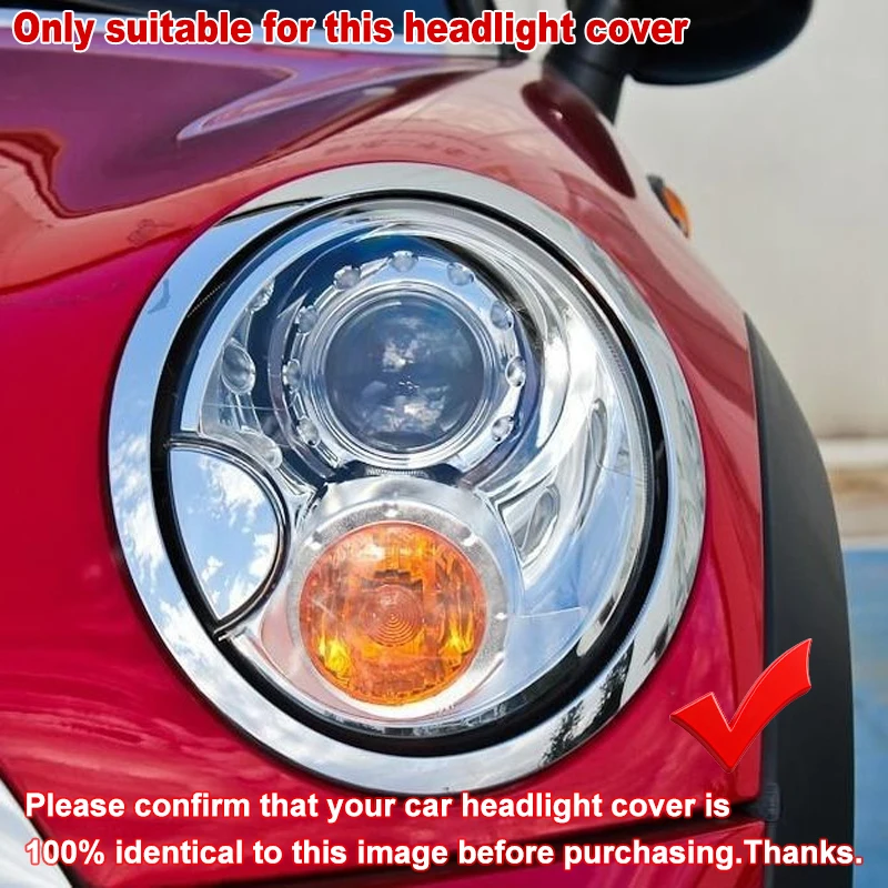 Headlamp Headlight Lens Cover For BMW MINI R56 Cooper Hatchback 2009-2013 Front Headlamp Cover Transparent Shell Clear Lampshade