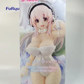 現貨 原廠 FuRyu BiCute Bunnies 手辦 - 珍珠白版 SUPER SONICO 動漫手辦 通用擺飾模型 禮品 6 最佳銷售 索尼子動漫手辦 - №5