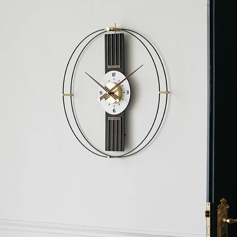 Premium Unique Vintage Wall Clock Design Noiseless Nordic Interior Cozy Wall Clock Luxury Corner Relogio De Parede Decoration