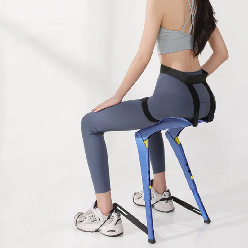 A  Outdoor Travel Furniture Lightweight Chair Portable Wearable Exoskeleton Sports Seat Folding Chair Multifunctional Camping