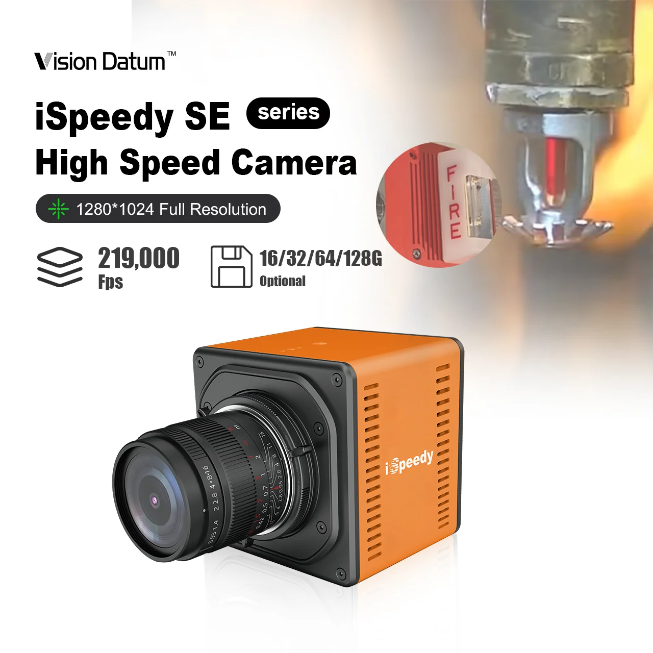 1024P Max 73000fps iSpeedy High-Speed Camera Global Shutter Mono Color High Speed Camera 1000 FPS For Slow Motion Capture