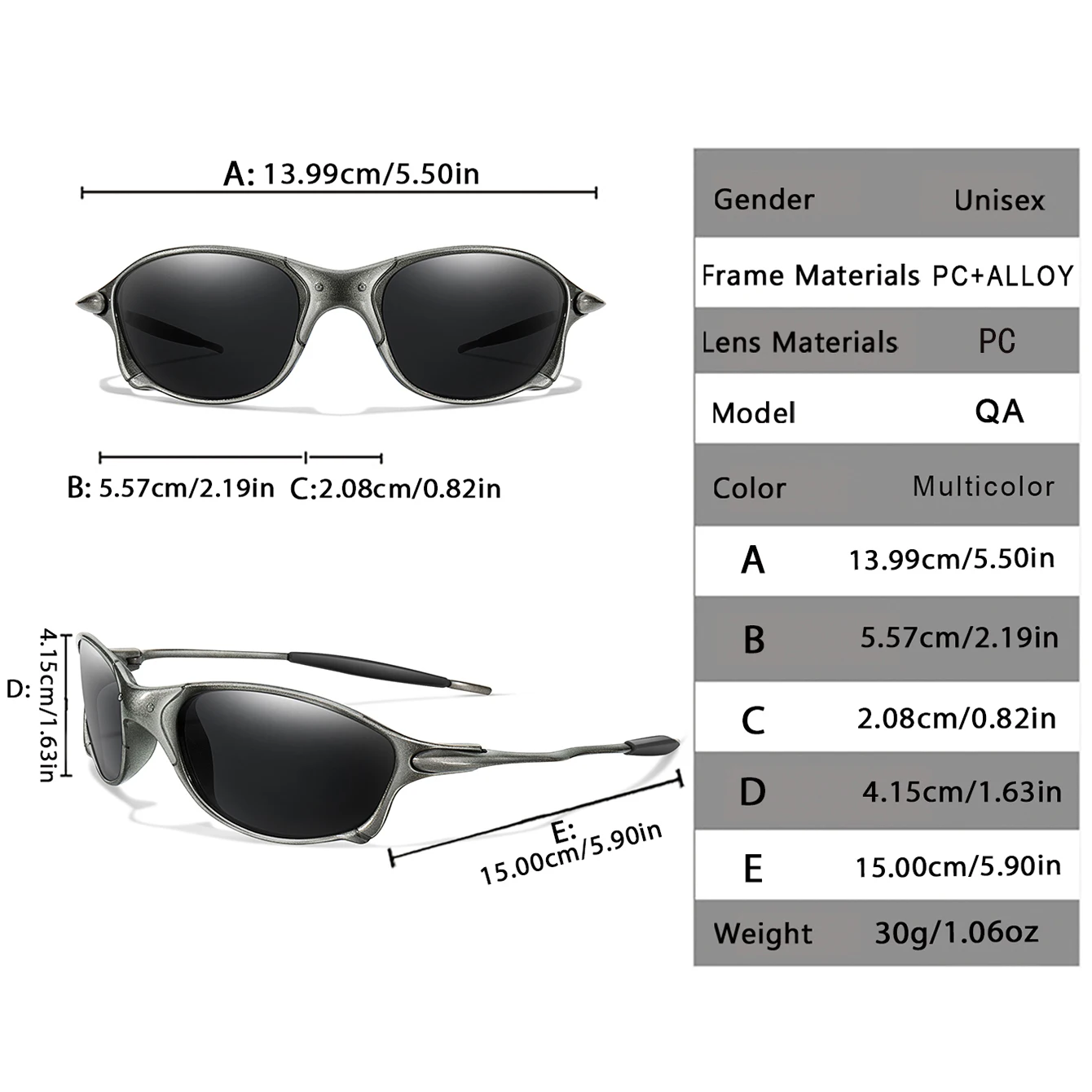 3 Pairs Men Women Fishing Sunglasses Metal Shades Frame with UV Protection for Outdoor Sports, Cycling Running, Hiking, Driving