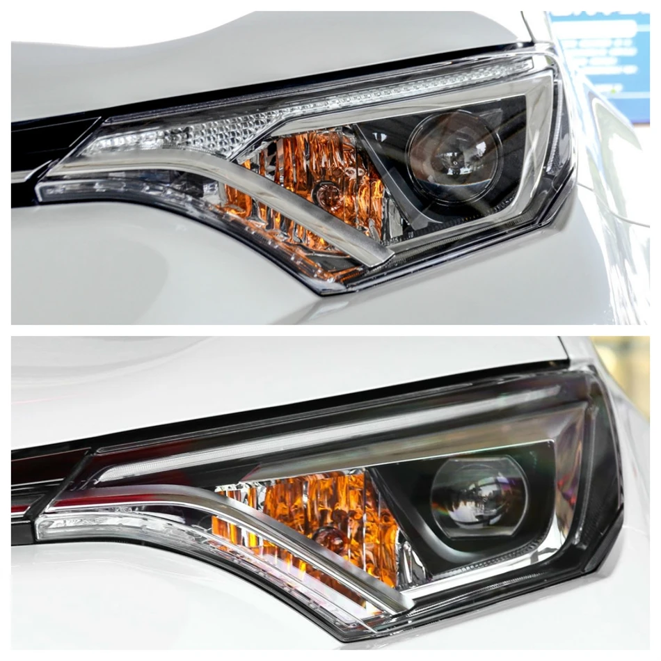 

Для Toyota RAV4 RAV 4 2016 2017 2018, автоаксессуары, автомобильная база, фара, корпус, держатель лампы, фары, стекло лампы