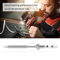 7 Types Mini Stainless Steel Soldering Iron Tips Replacement for TS100 Soldering Iron Soldering Iron Tip