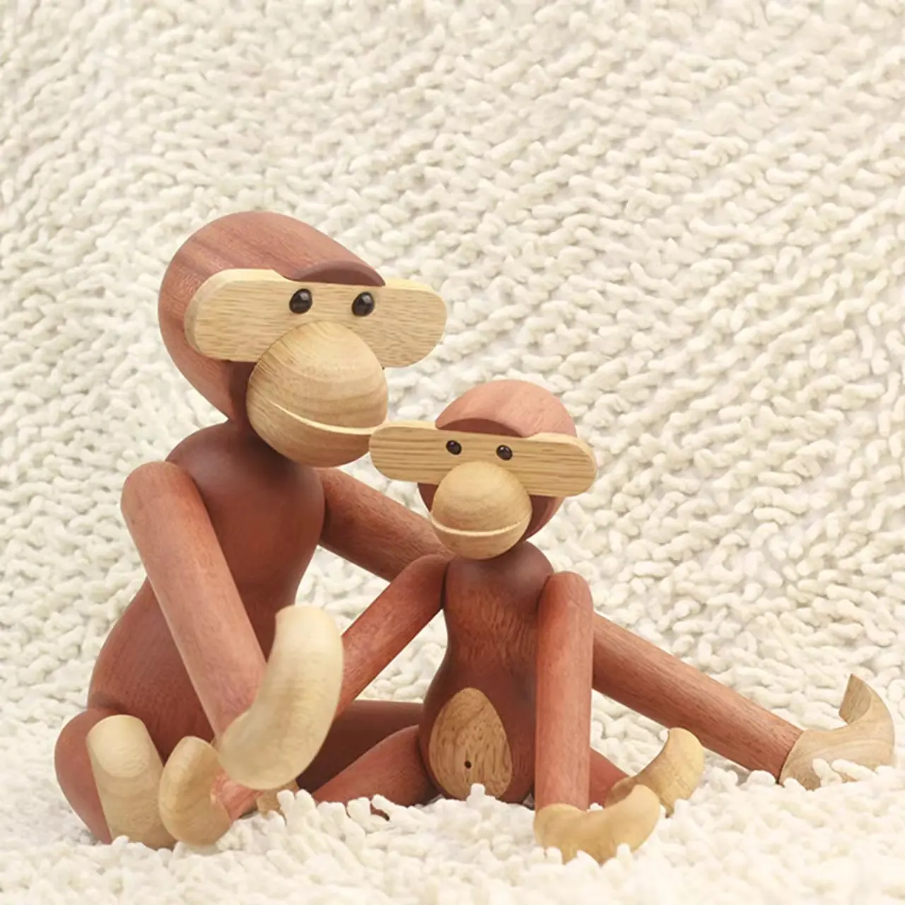 Interesting Wooden Monkey Figurines for Interior Nordic Statues and Sculptures Ornaments For Home Decor Statue Home Decoratio