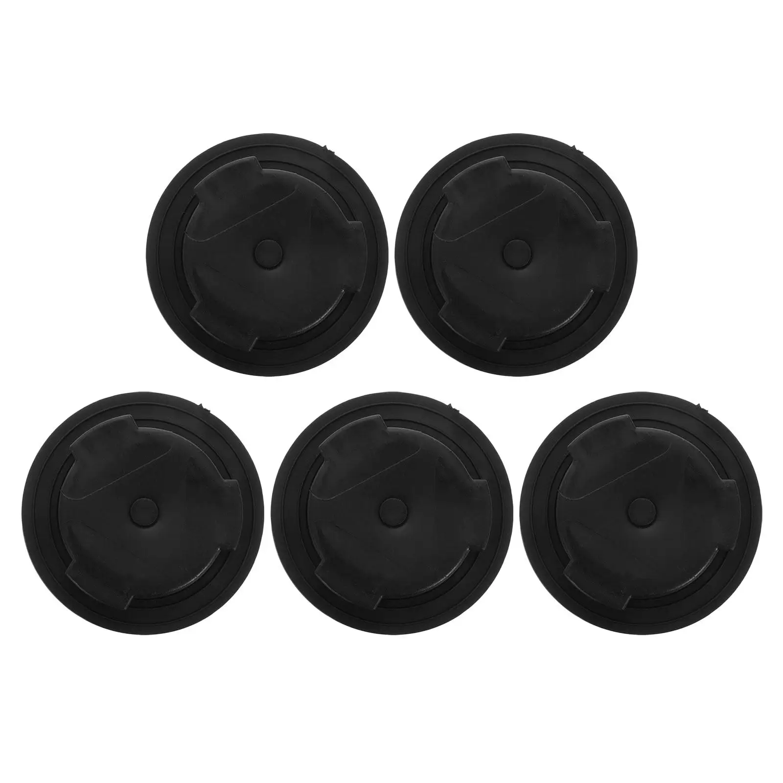 5Pcs Waste Bin Stoppers Drain Plug Plastic Garbage Container Bottom Cover for Outdoor Trash Can Patio Replacement Accessories