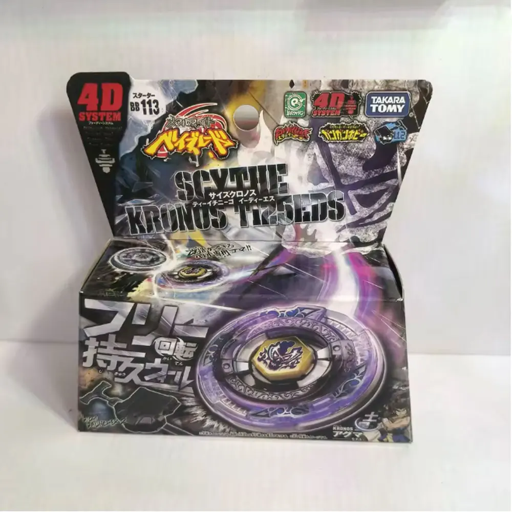 TAKARA TOMY Metal Battle Fusion Top BB113 SCYTHE KRONOS T125EDS 4D WITH Light Launcher