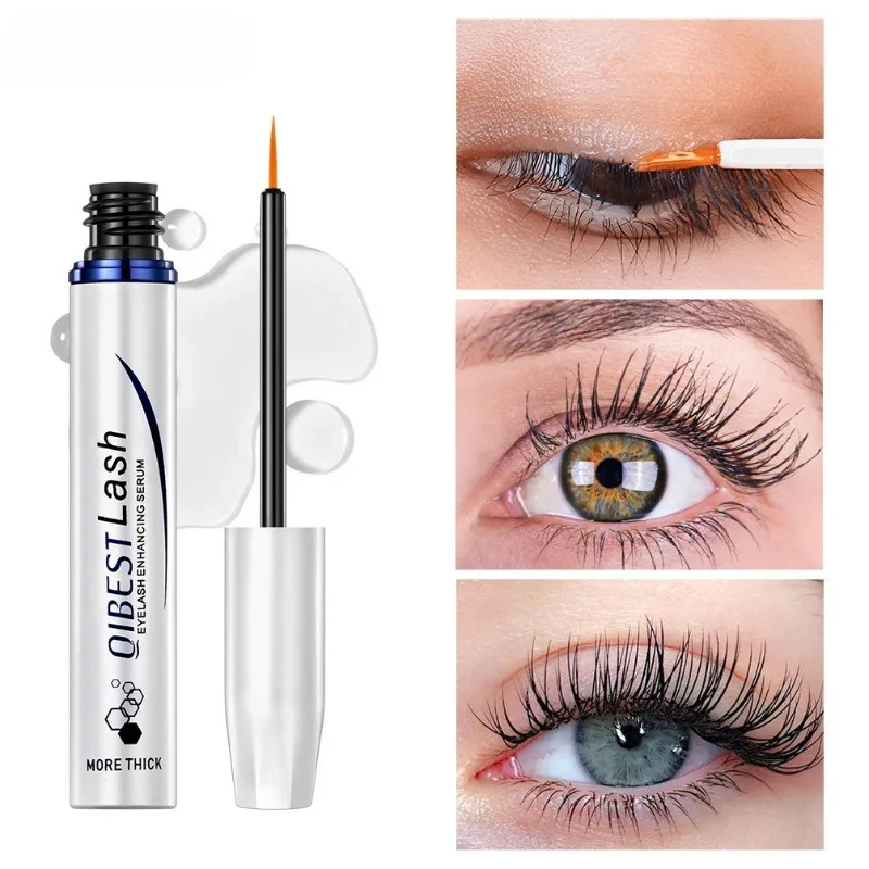 5ml Natural Eyelash Growth Serum Mascara Longer Thicker Lashes Fast Volumizing Formula