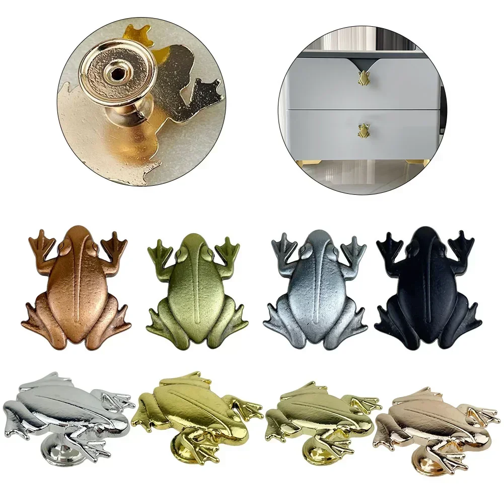 1pc Schrank Knopf Griff Pull Frosch Form Möbel Schubladen Schrank Tür Griffe Zieht Lustige Kinder Zimmer Dekoration