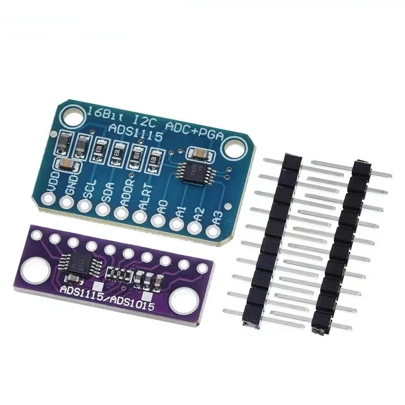 MCU-ADS1115 Ultra-Small/16-Bit Precision 4-Channel Analog-to-Digital Converter/ADC Development Board Module