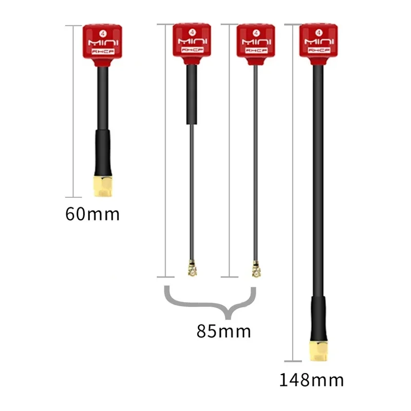

10pcs 5.8G Lollipop 4 RHCP Antenna high gain 2.8Dbi FPV Transmitter/Receiver SMA Antenna for RC FPV racing drone part