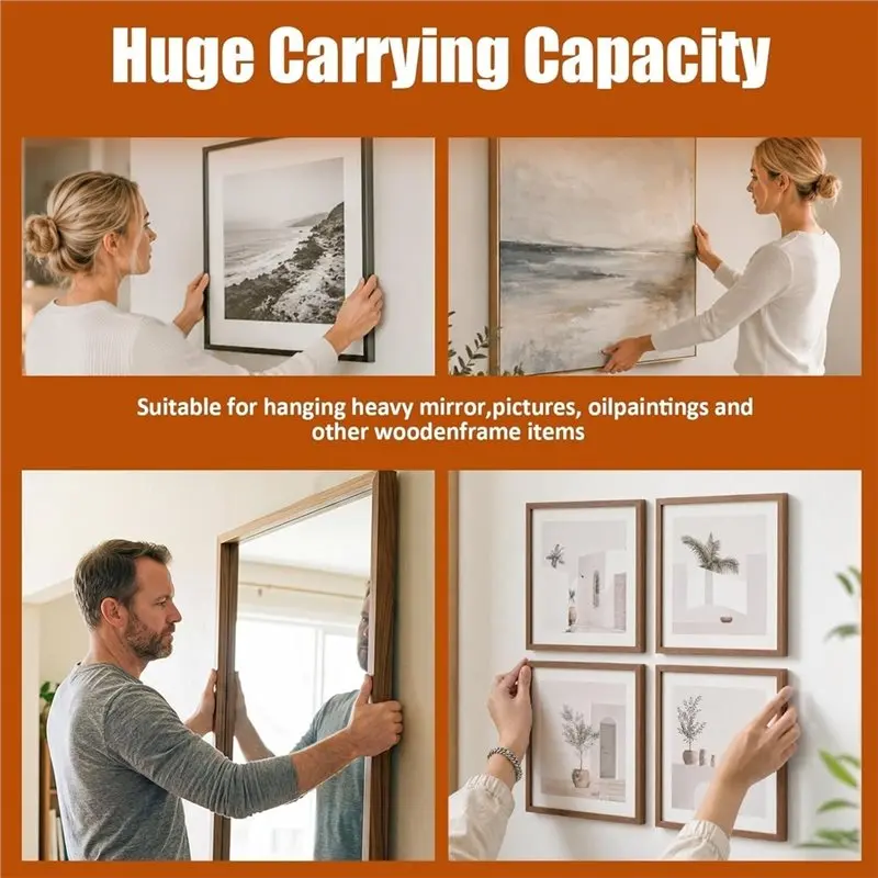 Handy Tool D Ring Picture Hangers Heavy Duty Picture Hook Oil Painting Hanging Hook Picture Frame Hooks