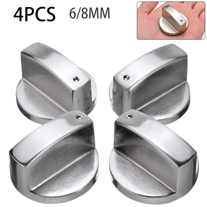 Universal Rotary Switch Control Knobs Replacement Kitchen Cooker Gas Stove Oven Cooktop Control 6mm/8mm