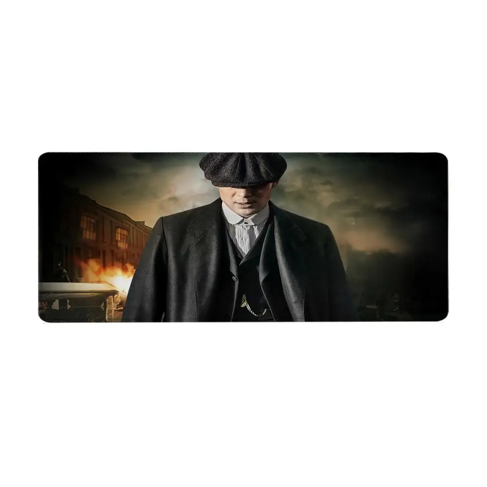 لوحة ماوس Peaky B-Blinders للألعاب 900 × 400 لوحة ماوس ألعاب Xxl ملحقات المكاتب لوحة المفاتيح وسادة طويلة حصيرة مكتبية للكمبيوتر #6