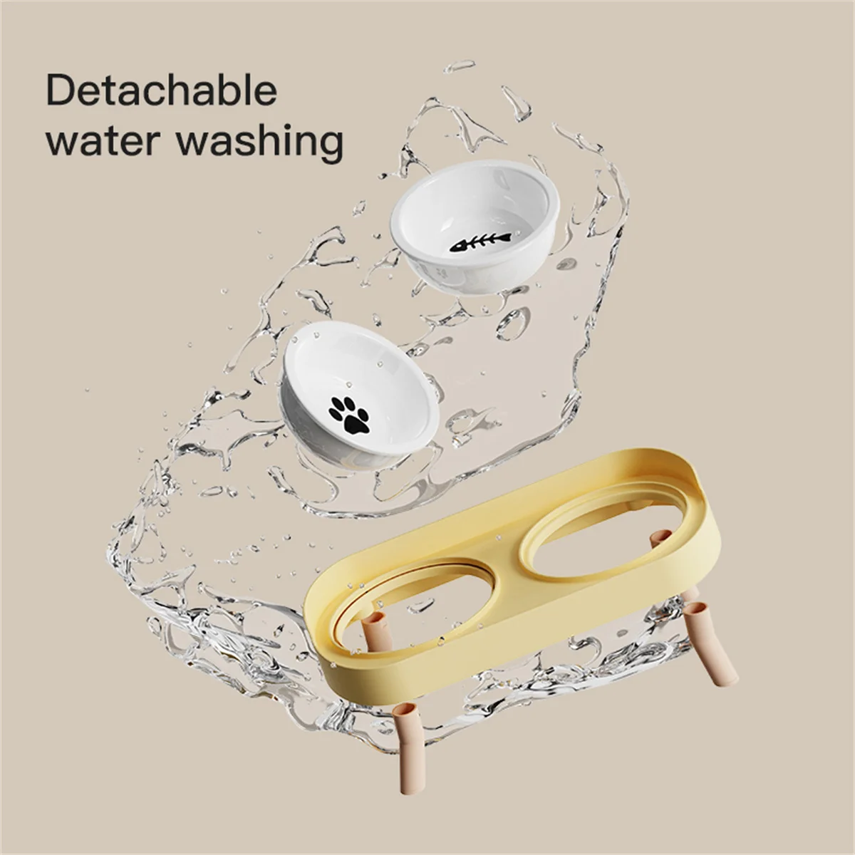 Thumbnail 4 - #34 Trending Elevated Cat Feeding Bowls Right Now