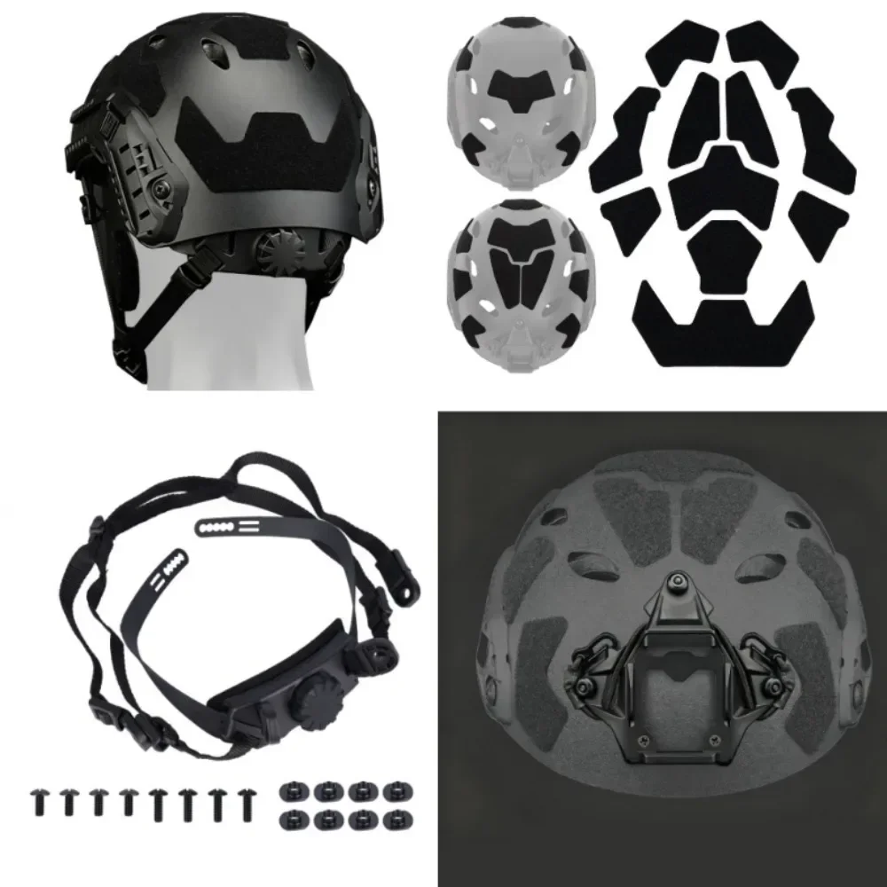 Helmet Inner Suspension System Shooting Hunting CS Helmets Adjustable Head Lock Strap Accessories for FAST SF HIGH CUT HELMET