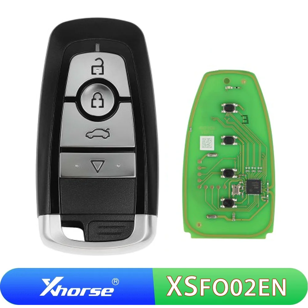 5/10 Pcs XSFO02EN XM38 Xhorse XS Smart Remote Key VVDI Car Key Universal FU.T 4 Buttons Support 8A/4D/46/47/48/49/4A/MQB48/MQB49