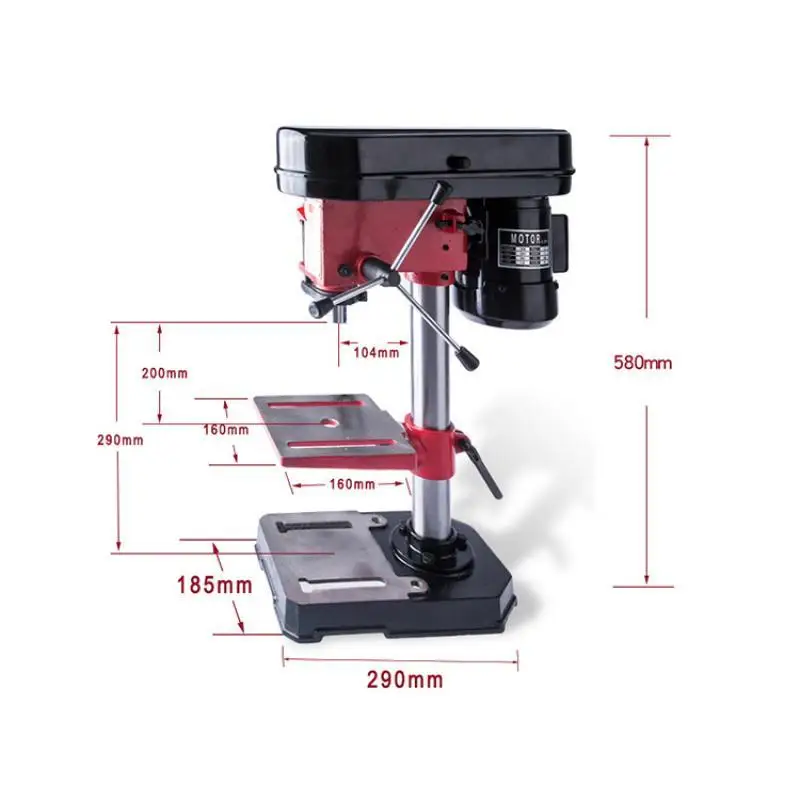 Multi-Function Bench Drill High Precision Small Drilling Machine Industrial Grade Metal Drilling Machine