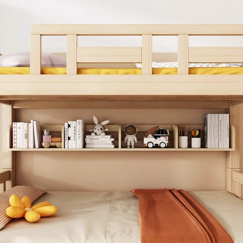 

‌ Полка для хранения двухъярусной кровати, двухъярусный органайзер для детской комнаты, компактная прикроватная полка с противоскользящим дизайном, место для хранения под кроватью