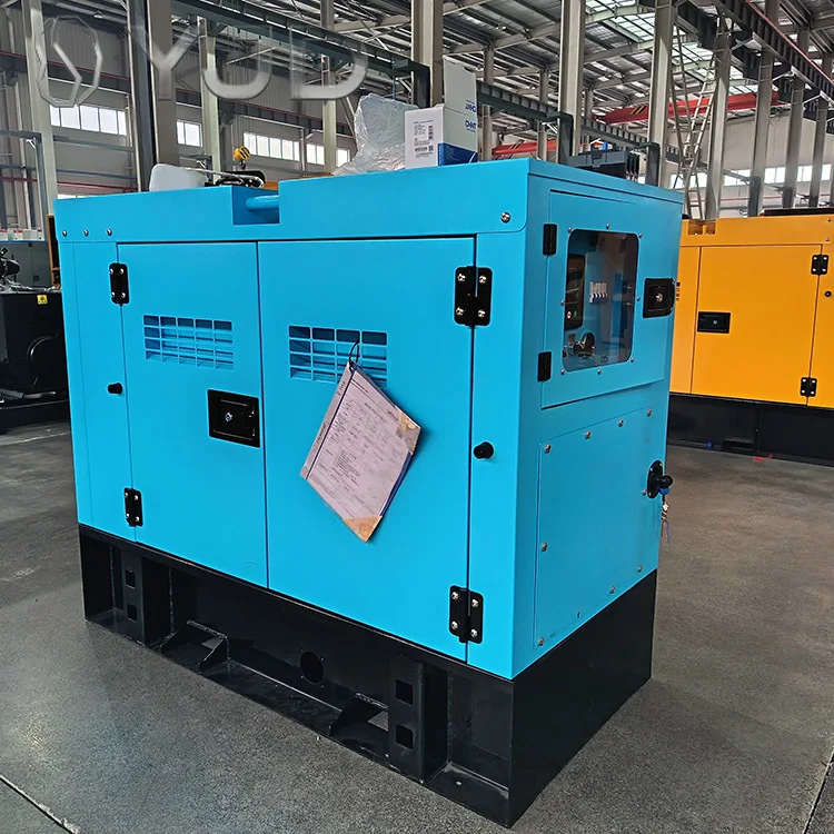 CE Certified 7/12/20kw Backup Silent Diesel Generator Open Frame Single Phase 50Hz 1800 RPM Stamford Alternator with ATS