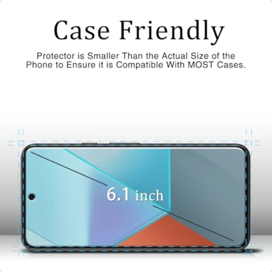 KAREEN 2+2 Pack Screen Protector for Google Pixel 8A Tempered Glass Film with Camera Lens Protector Anti Scratch Bubble Free Ca