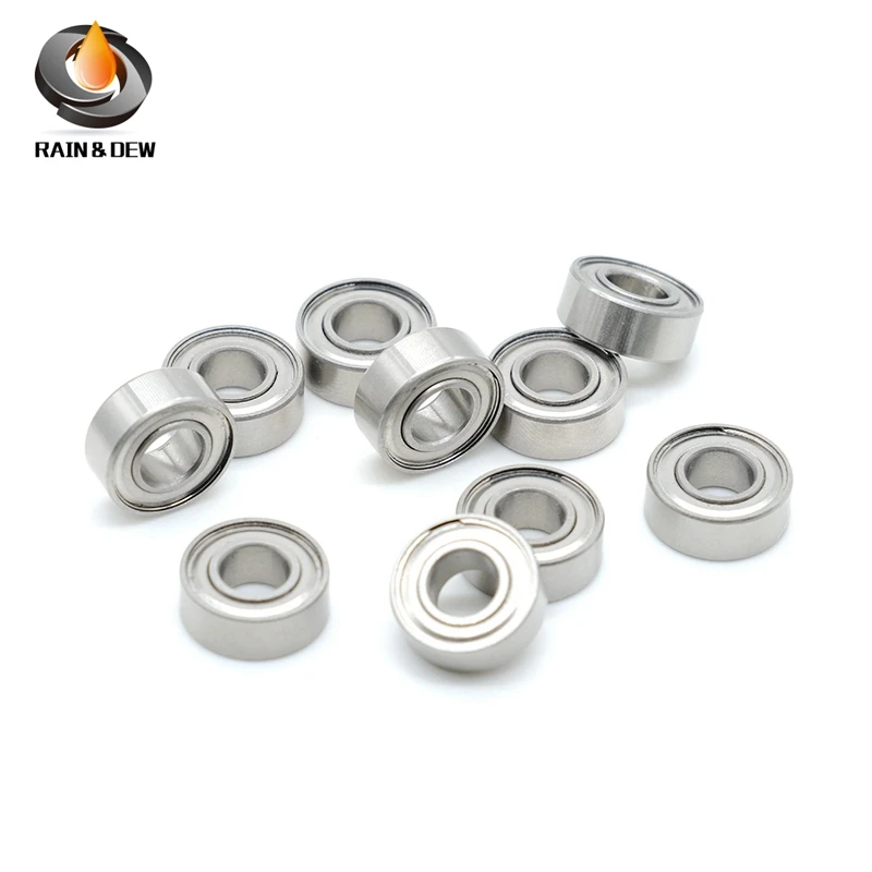 Micro-bearing Stainless Steel Bearing 10PCS S683ZZ S684ZZ S685ZZ S686ZZ S687ZZ S688ZZ S689ZZ Silent Small Bearing