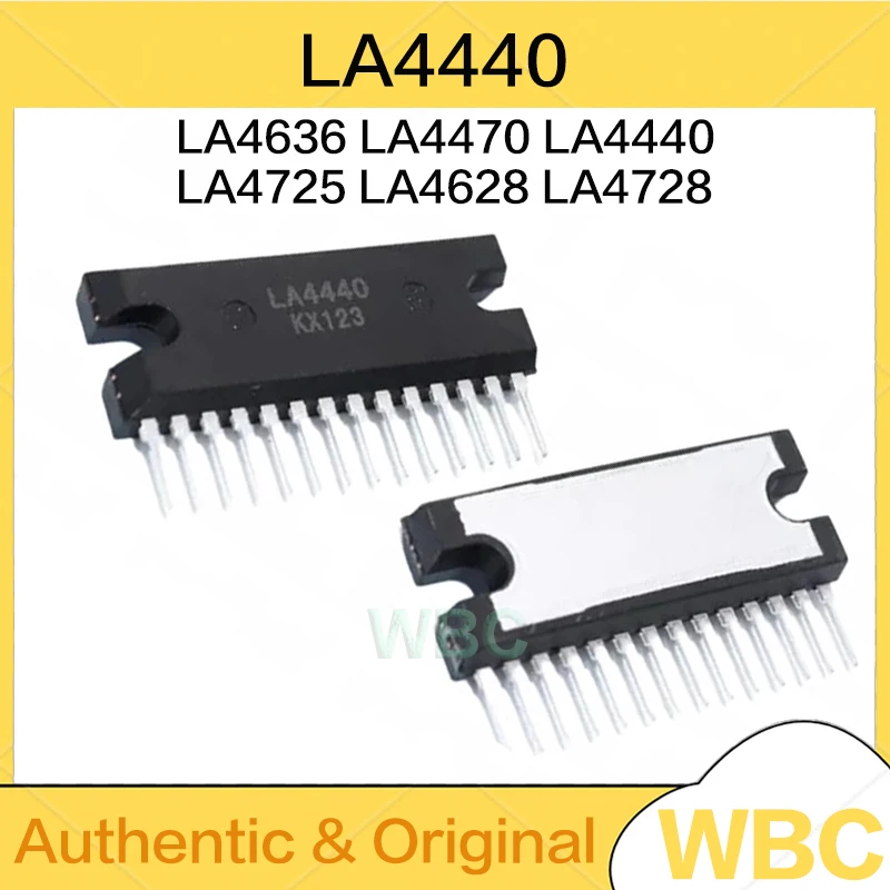 5Pcs/Lot LA4725 LA4728 LA4628 LA4636 LA4440 LA4470 LA4625 ZIP Dual-channel audio power amplifier IC New original