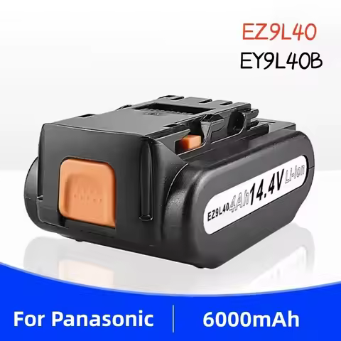 6000mAh for Panasonic 14.4V EZ3741 EZ9L40 EZ9L41 EZ9L42 EZ9L44 EZ9L45 EY7440LN2S EY9L40 EY9L60 EY9L61B Power Tool Battery