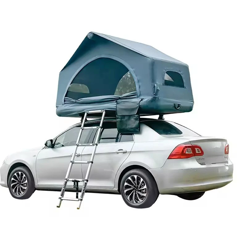 Auto Accessories Inflatable Hard Shell Rooftop Tent Double Layer Ox Fabric Waterproof Quick Automatic Opening Large Space Four S
