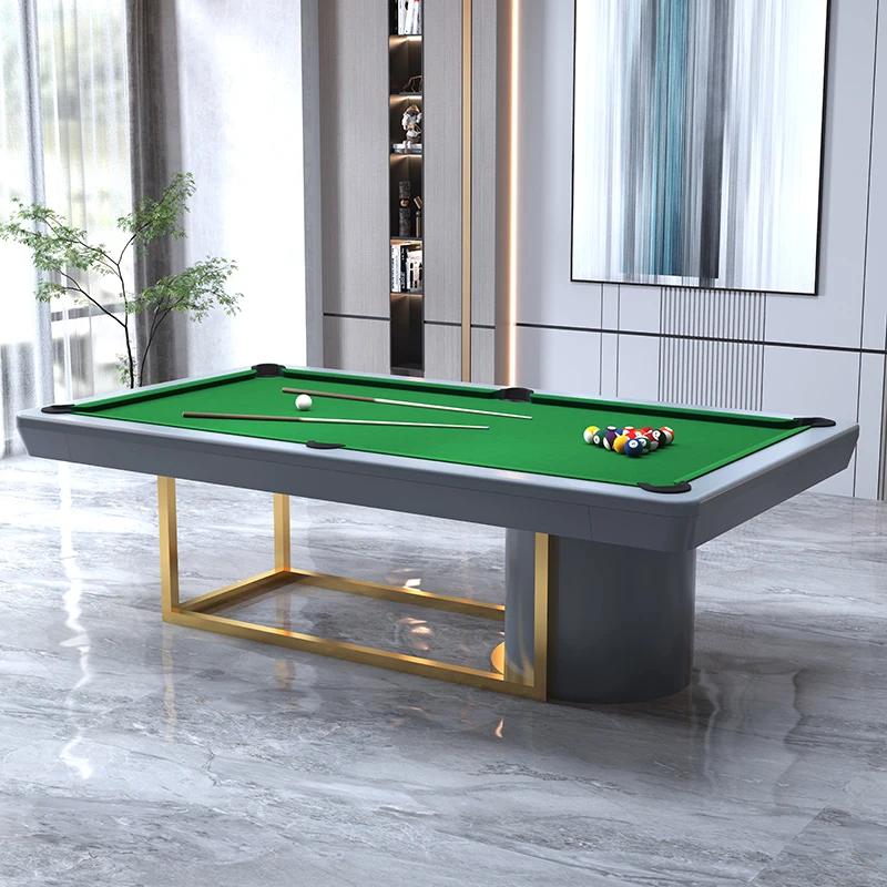 Walnut Colored Billiard Table, Standard Marble, Home Conference Table, Table Tennis Table, Natural Wood Color