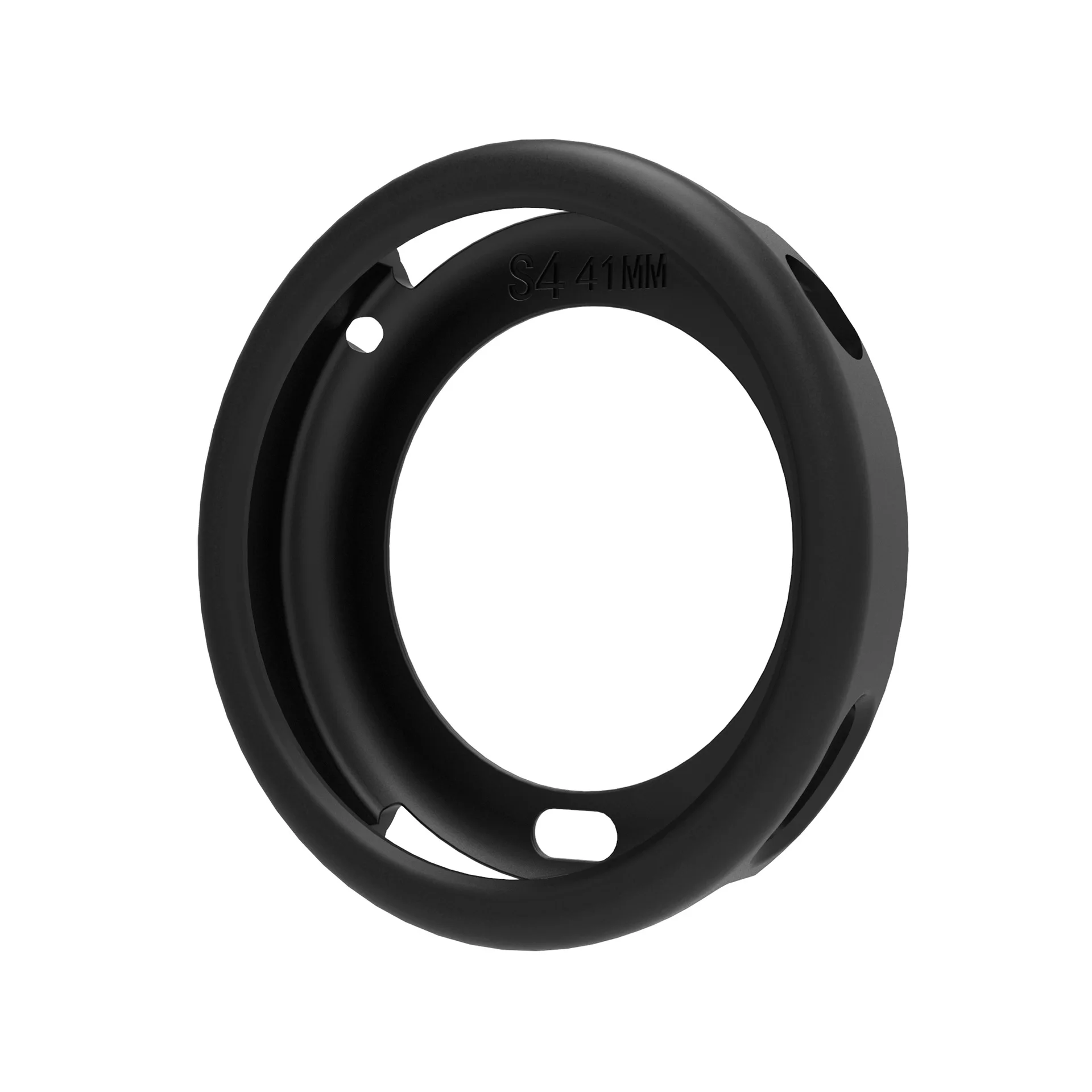 Silicone Protective Watch Case Suit for Xiaomi Watch S4-41mm TPU Half-pack Skeleton Silicone Watch Case