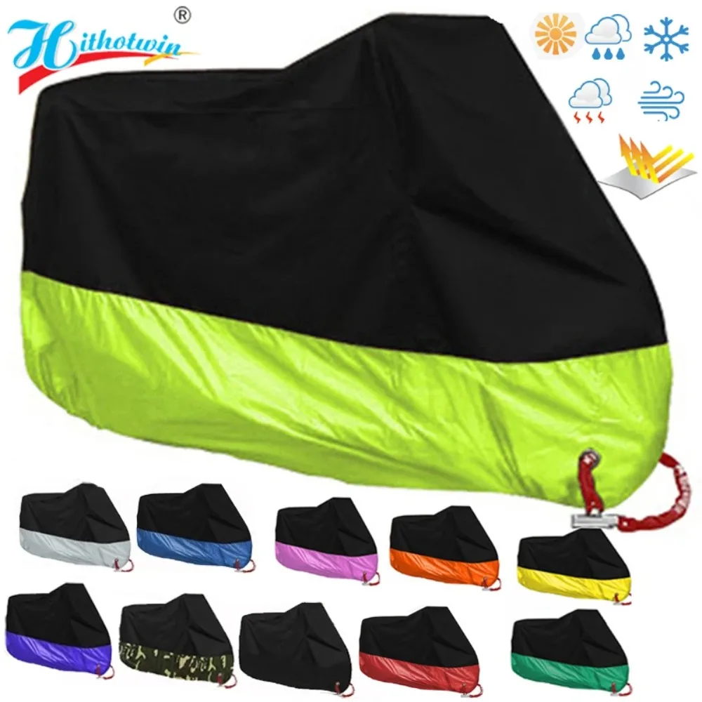 Waterproof Motorbike Cover Dustproof UV Bike Protection All Season Motorbike Bike Cover Outdoor Indoor Motocross Rain Cover