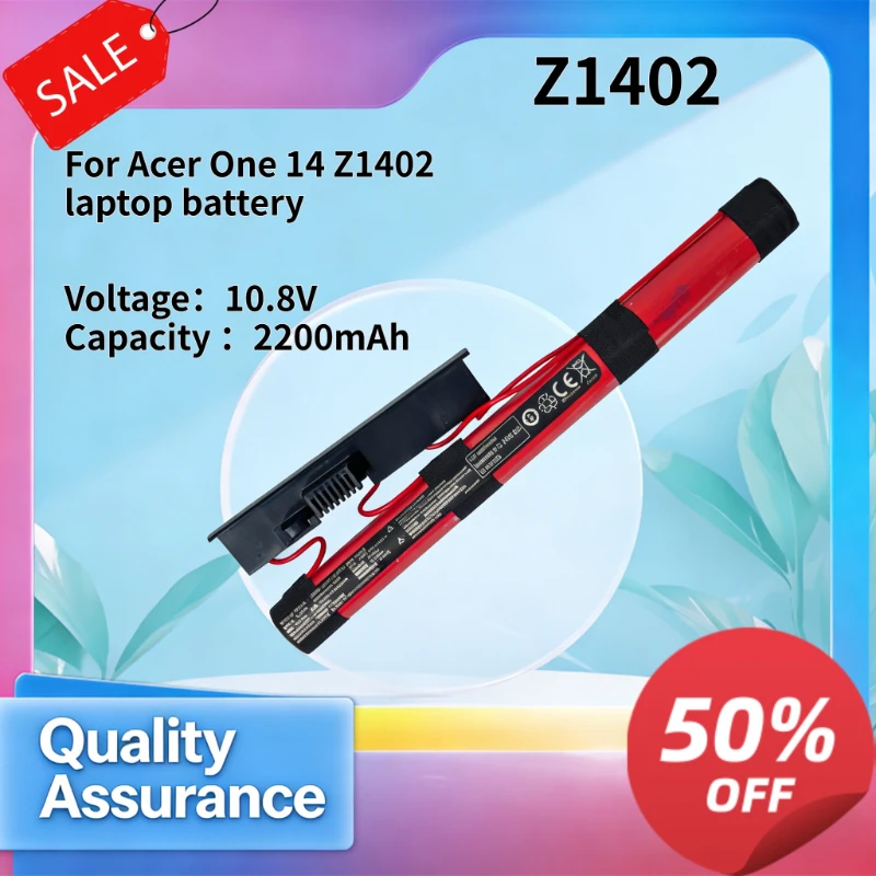 

High quality 2200mAh 10.8V For Acer One 14 Z1402 18650-00-01-3S1P-0 laptop battery